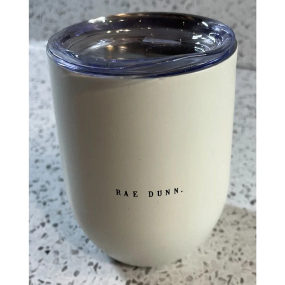 Magenta Rae Dunn "Hello Spring." Metal Tumbler w/ Clear Lid, For Wine Or Coffee - Picture 4 of 5